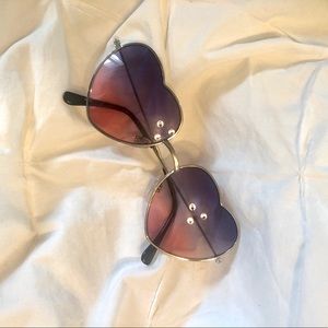 3 for $10! Forever 21 Heart Sunglasses